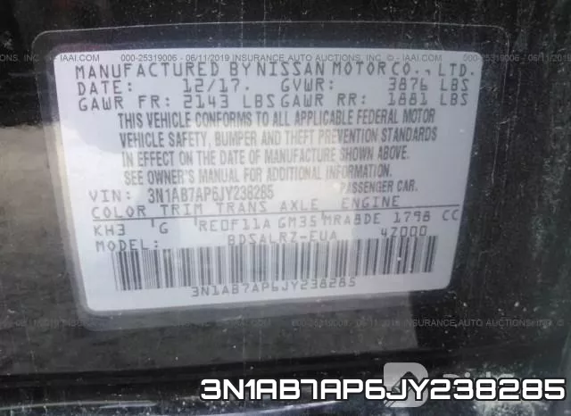 3N1AB7AP6JY238285 фото 10