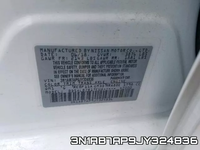 3N1AB7AP9JY324836 фото 2