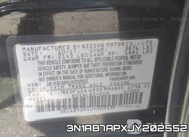 3N1AB7APXJY202552 фото 10