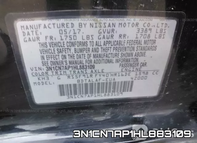 3N1CN7AP1HL883109 фото 10