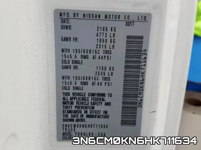 3N6CM0KN6HK711634 фото 2
