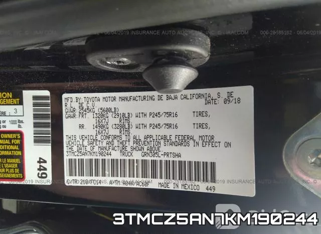 3TMCZ5AN7KM190244 фото 10