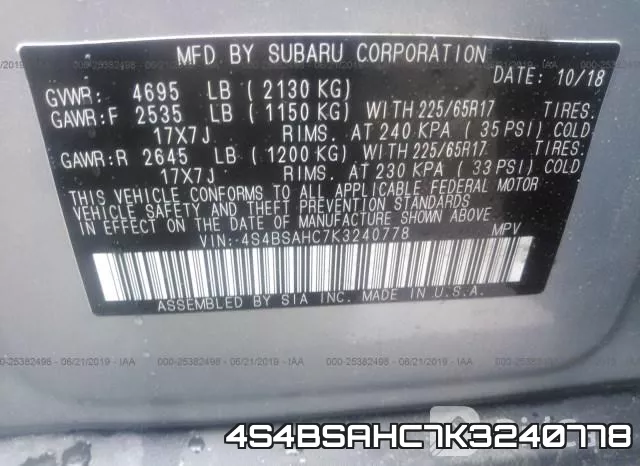 4S4BSAHC7K3240778 фото 10