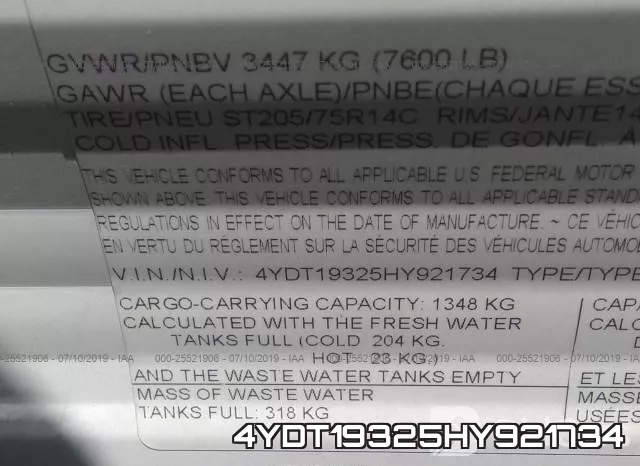 4YDT19325HY921734 фото 10