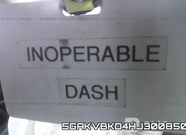 5GAKVBKD4HJ300850 фото 8