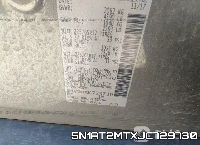 5N1AT2MTXJC729730 фото 10