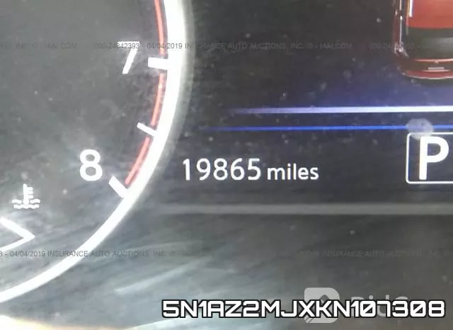 5N1AZ2MJXKN107308 фото 8