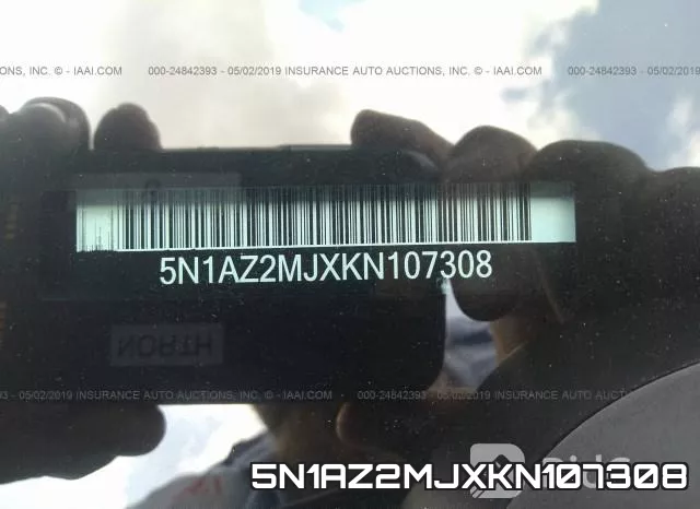 5N1AZ2MJXKN107308 фото 9