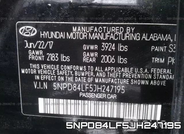 5NPD84LF5JH247195 фото 10