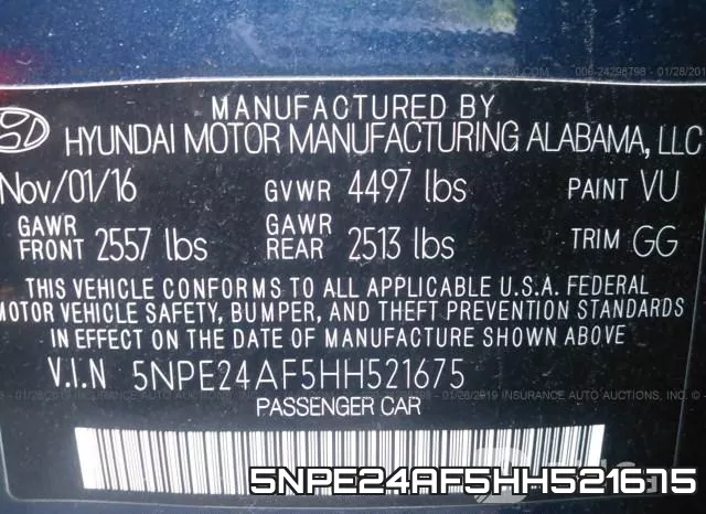 5NPE24AF5HH521675 фото 10