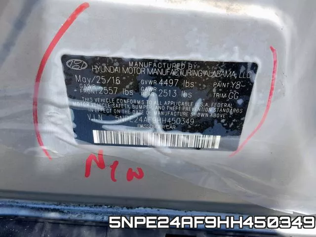 5NPE24AF9HH450349 фото 2