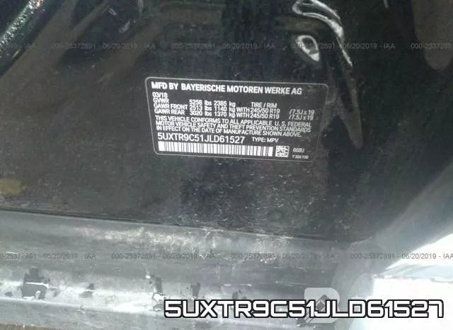 5UXTR9C51JLD61527 фото 10