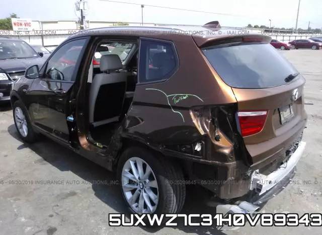 5UXWZ7C31H0V89343 фото 4