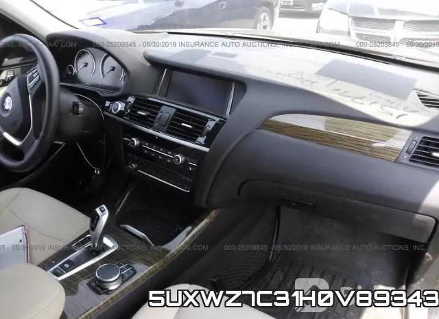 5UXWZ7C31H0V89343 фото 6