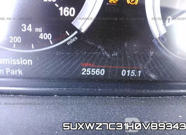 5UXWZ7C31H0V89343 фото 8