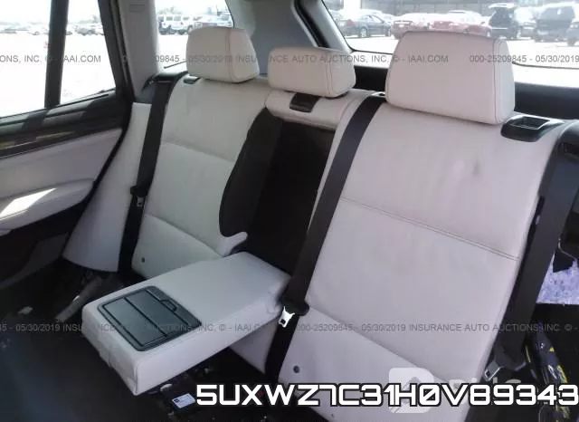 5UXWZ7C31H0V89343 фото 9