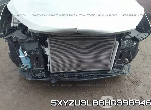 5XYZU3LB8HG398946 фото 7