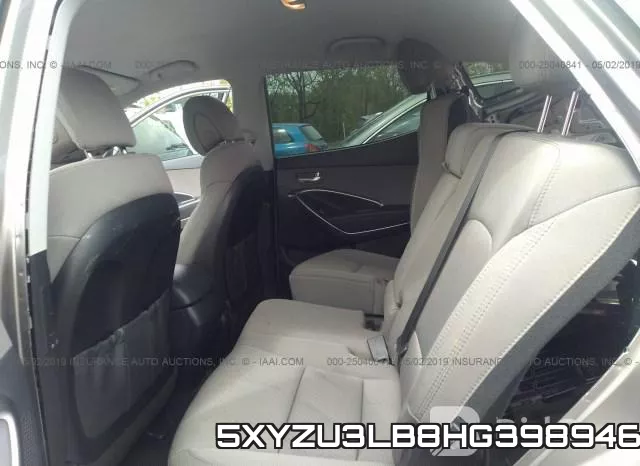 5XYZU3LB8HG398946 фото 9
