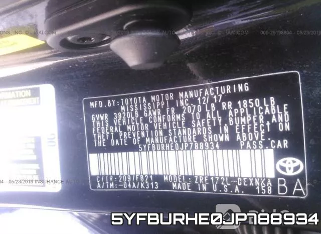 5YFBURHE0JP788934 фото 10