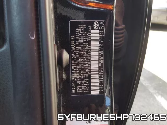 5YFBURHE5HP732465 фото 2