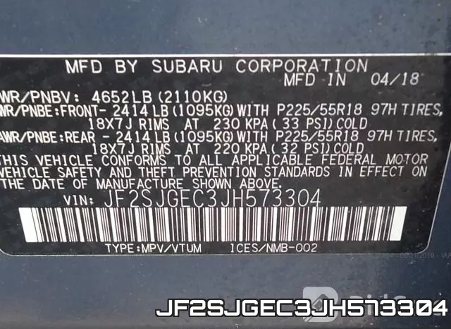 JF2SJGEC3JH573304 фото 10