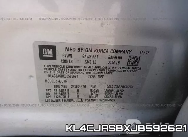 KL4CJASBXJB592621 фото 10