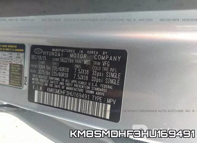 KM8SMDHF3HU169491 фото 10