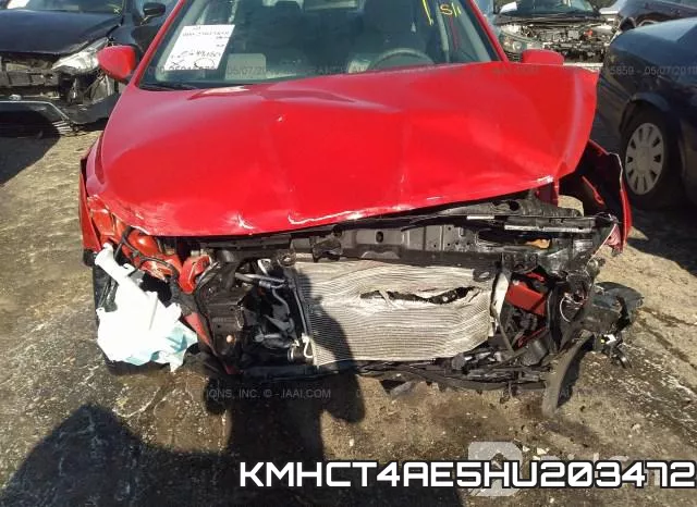 KMHCT4AE5HU203472 фото 7