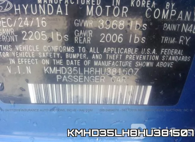KMHD35LH8HU381507 фото 10