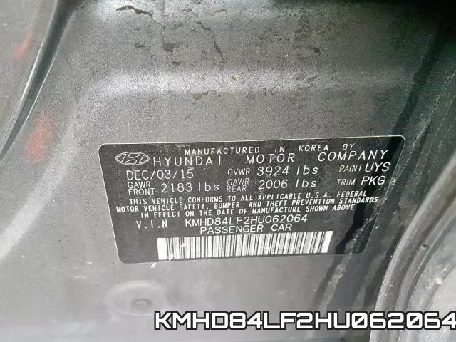 KMHD84LF2HU062064 фото 2
