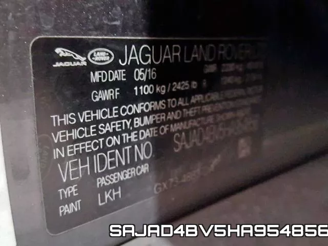 SAJAD4BV5HA954856 фото 2