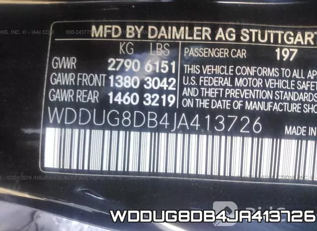WDDUG8DB4JA413726 фото 10