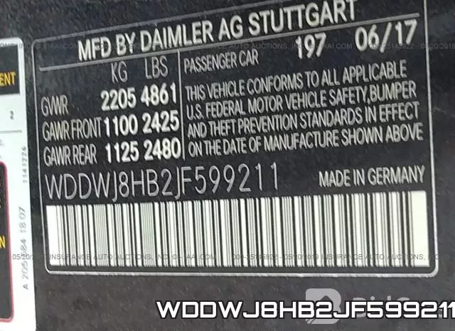 WDDWJ8HB2JF599211 фото 10