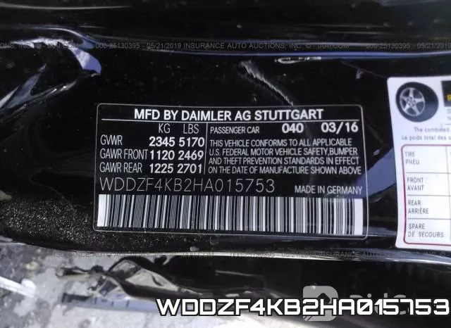 WDDZF4KB2HA015753 фото 10