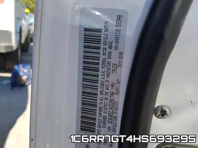 1C6RR7GT4HS693295 фото 2