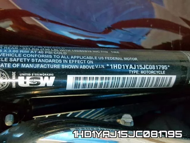 1HD1YAJ15JC081795 фото 2