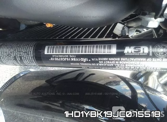 1HD1YBK19JC075518 фото 2