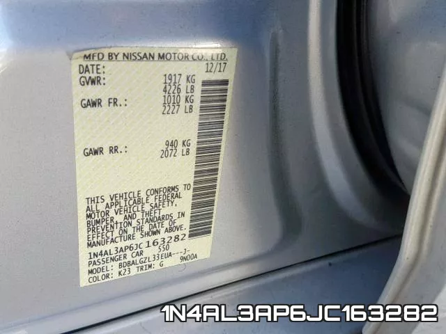 1N4AL3AP6JC163282 фото 2