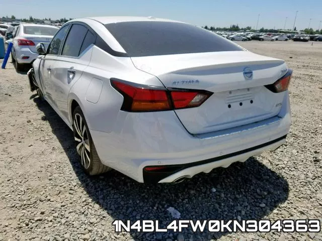 1N4BL4FW0KN304363 фото 4