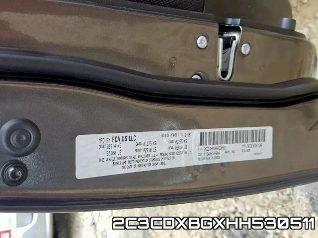 2C3CDXBGXHH530511 фото 2