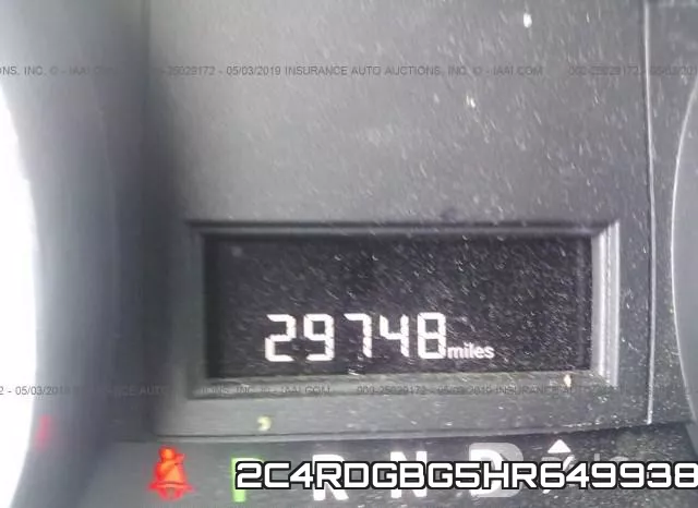 2C4RDGBG5HR649938 фото 7