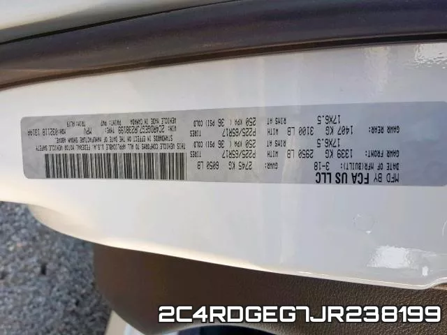 2C4RDGEG7JR238199 фото 2