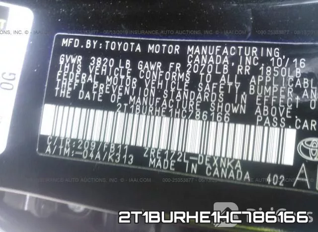2T1BURHE1HC786166 фото 10