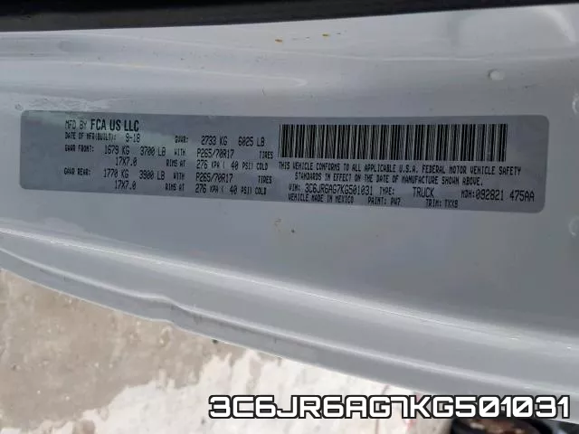 3C6JR6AG7KG501031 фото 2