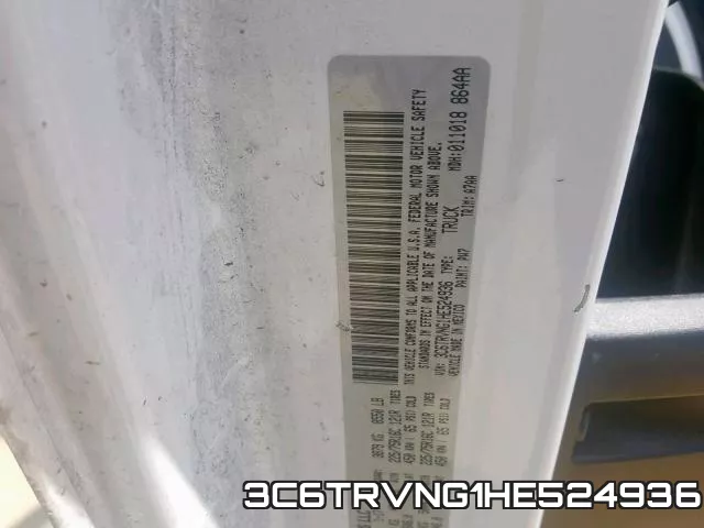 3C6TRVNG1HE524936 фото 2