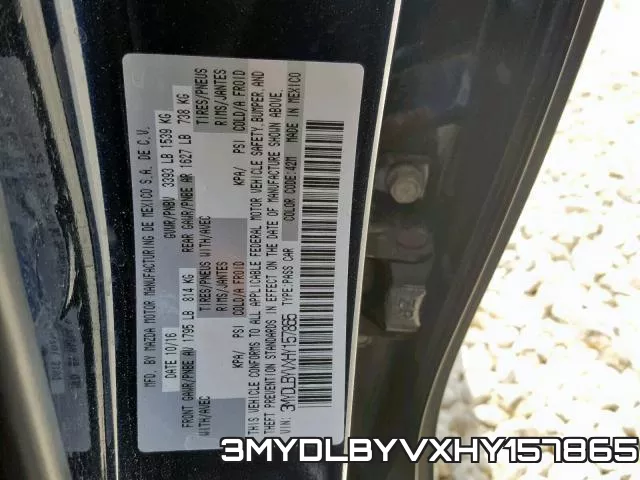 3MYDLBYVXHY157865 фото 2
