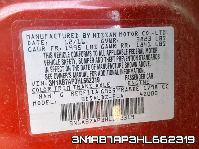 3N1AB7AP3HL662319 фото 2