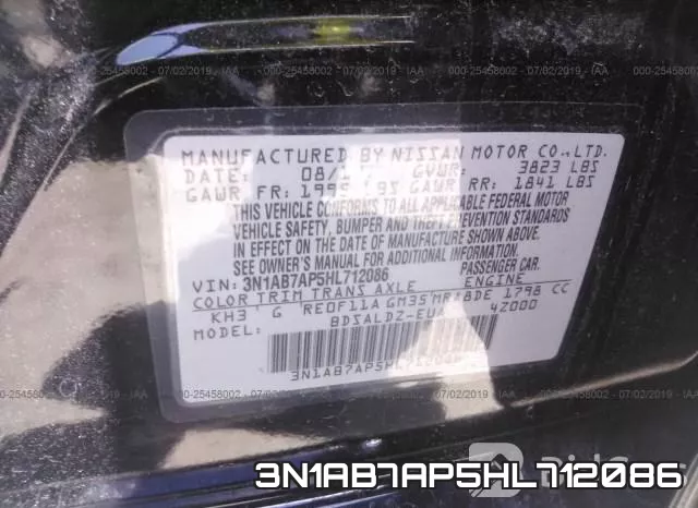 3N1AB7AP5HL712086 фото 10