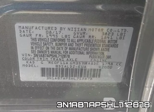 3N1AB7AP5HL712878 фото 10