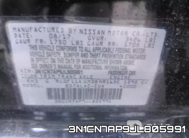3N1CN7AP9JL805991 фото 10